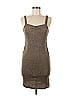 Shein 100% Polyester Brown Cocktail Dress Size 6 - photo 1