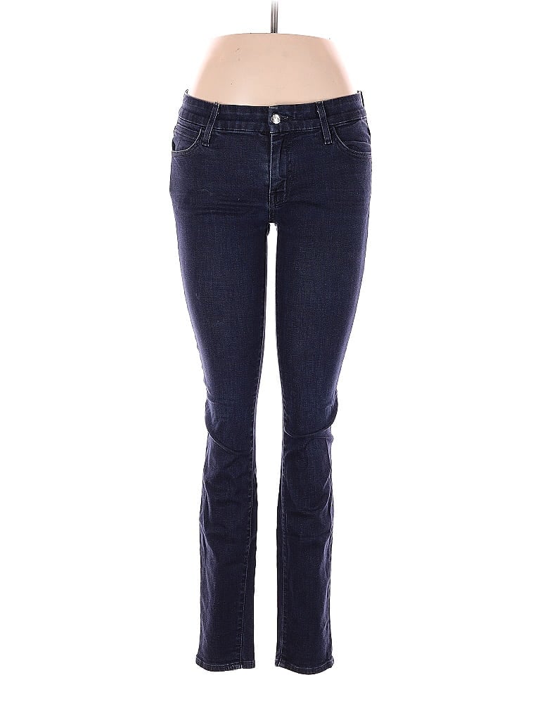 Koral Chevron-herringbone Blue Jeans Size 28 waist - photo 1