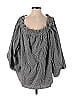 Second Sight Gray 3/4 Sleeve Blouse Size 5 - photo 1