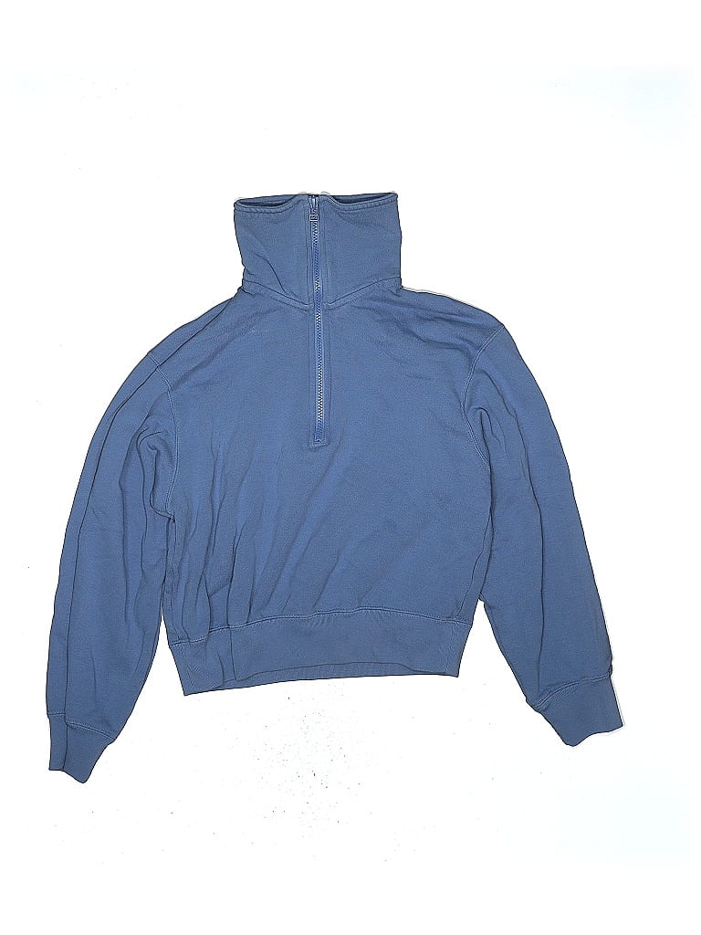Uniqlo 100% Cotton Blue Pullover Sweater Size S (big kids) - photo 1