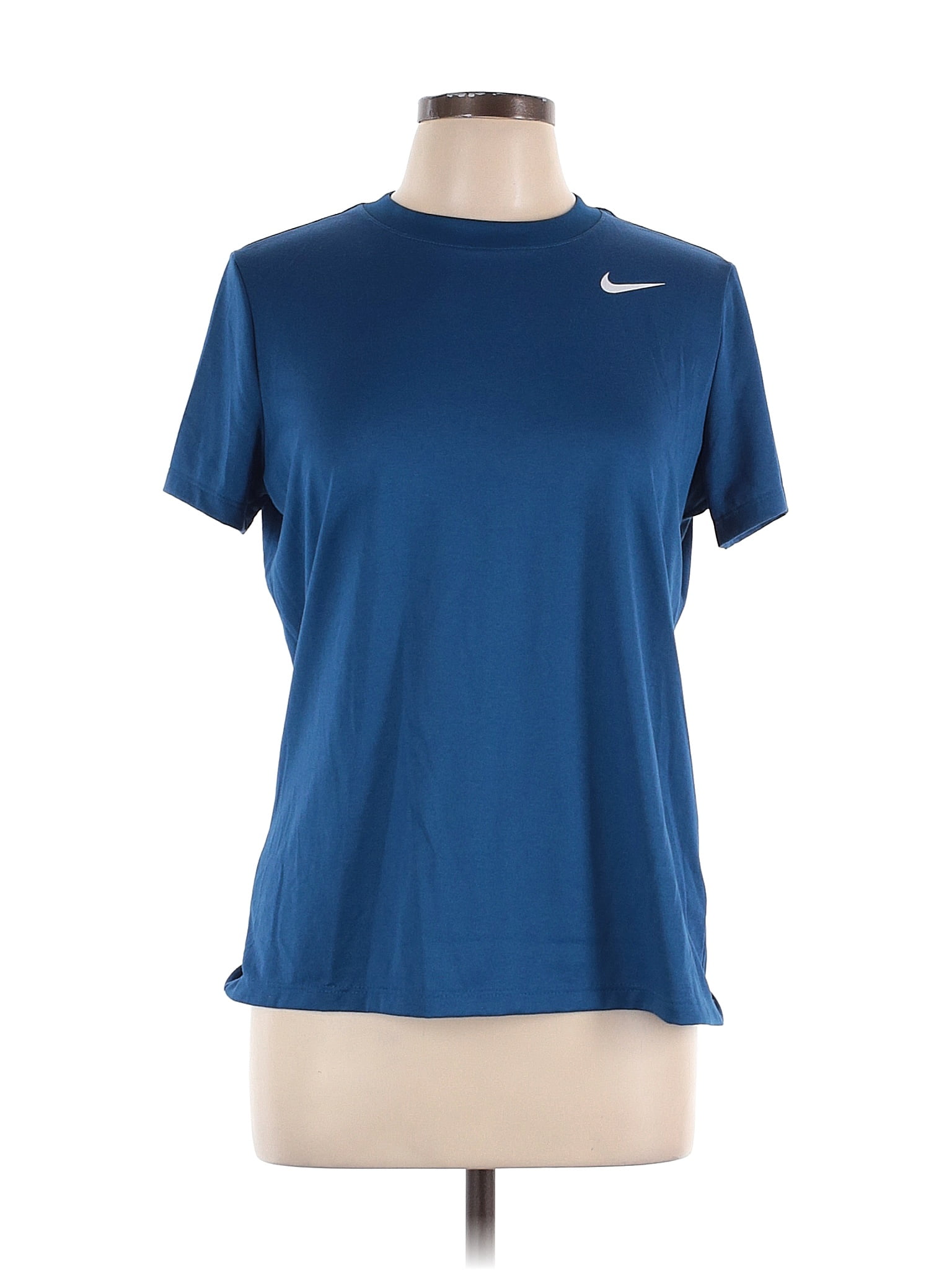 Nike 100% Polyester Blue Active T-Shirt Size 13