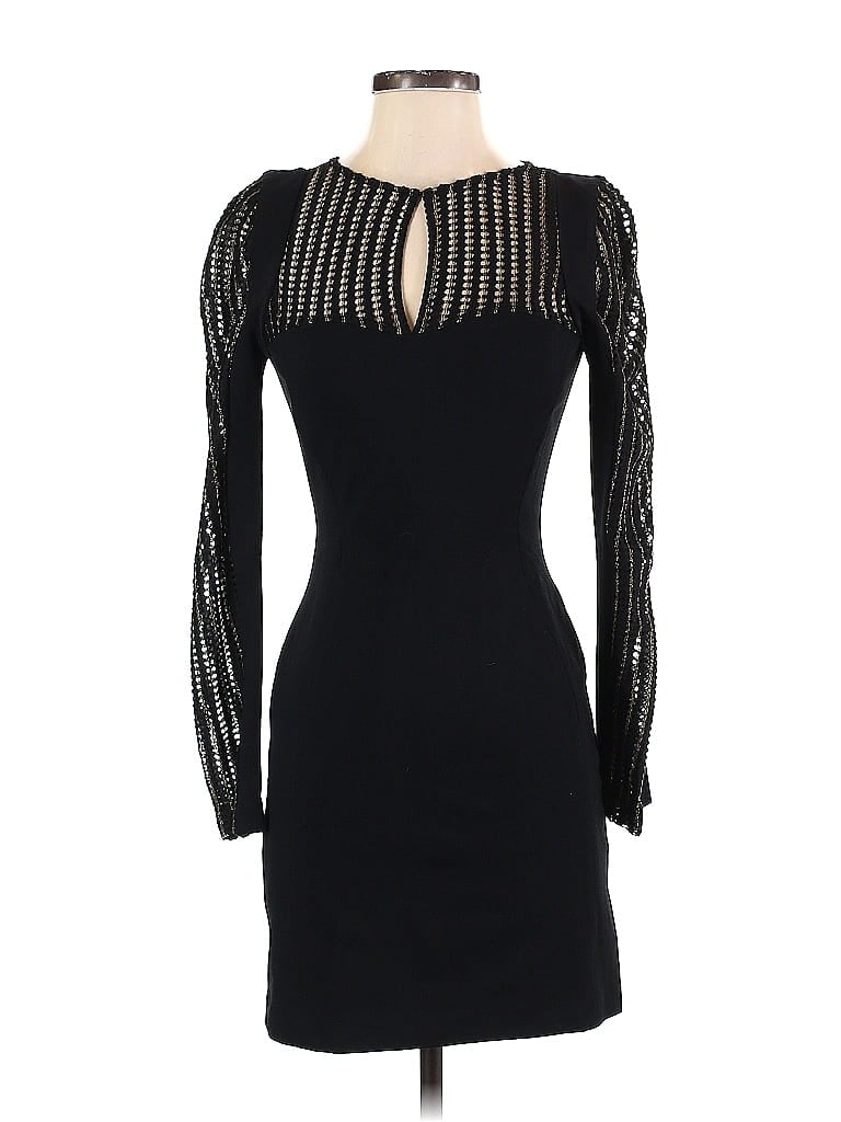Rebecca Minkoff Black Cocktail Dress Size 4 - photo 1