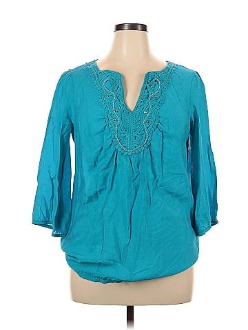 I.N. Studio 3/4 Sleeve Blouse (view 1)