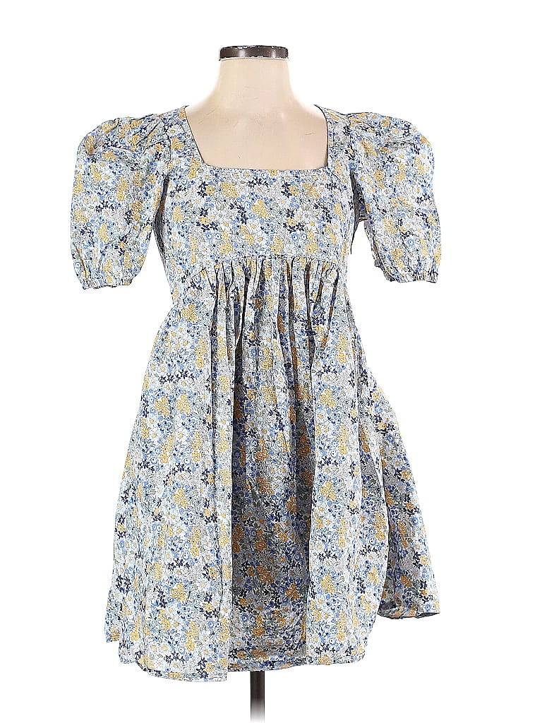 Jacquie The Label 100 Cotton Blue Casual Dress Size S 72 off ThredUp