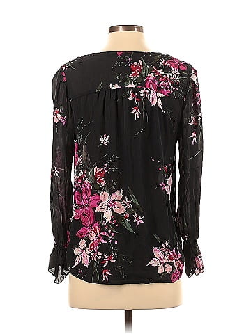 Joie Long Sleeve Silk Top (view 2)