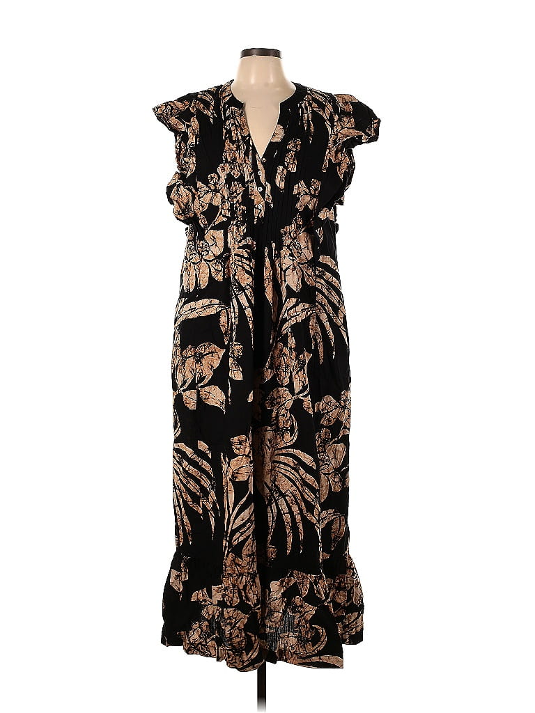 Dress Casual Maxi By Maeve In Black, Size: Xl main image 1