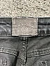 Classic Solid Hearts Black Gray Jeans Size 5 - photo 3