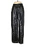 showpo Black Faux Leather Pants Size 4 - photo 1