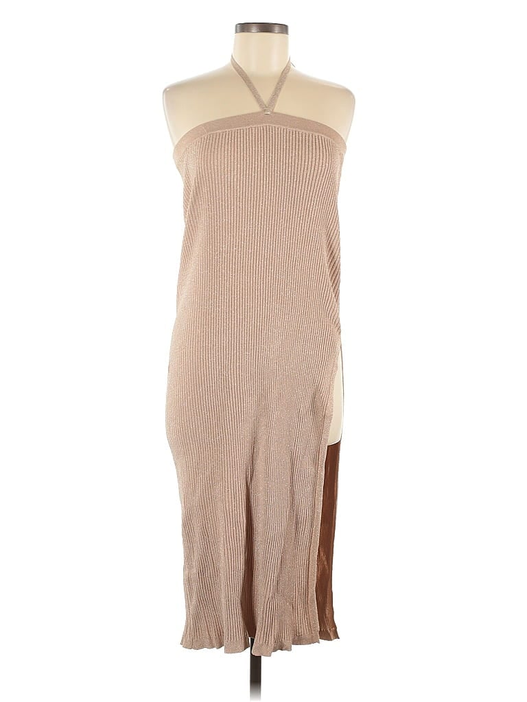 Pre-owned Devon Windsor Casual Dress In Brown