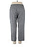 Lafayette 148 New York Chevron-herringbone Gray Silk Pants Size 14 - photo 2