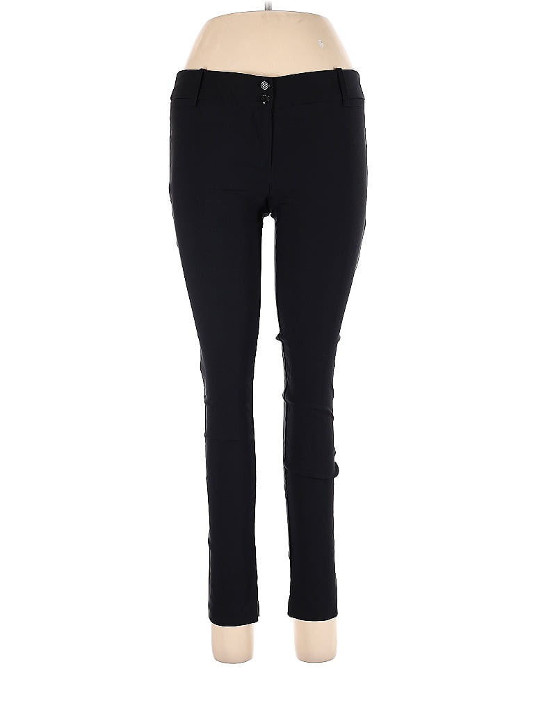 Have & Have Solid Black Active Pants Size L - photo 1
