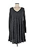 Evelyn Blu Gray Casual Dress Size M - photo 1