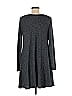 Evelyn Blu Gray Casual Dress Size M - photo 2