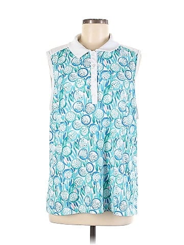 Lillie Green Sleeveless T-Shirt (view 1)