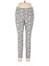 Eric Paisley Animal Print Gray Casual Pants Size 10 - photo 1