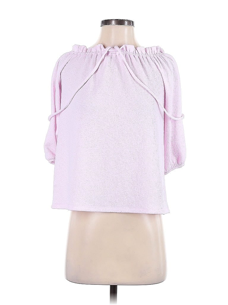 Pre-owned Vince Camuto 3/4 Sleeve Blouse In Pink