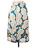 Carlisle 100% Silk Print Blue Silk Skirt Size 4 - photo 1