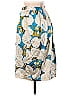 Carlisle 100% Silk Print Blue Silk Skirt Size 4 - photo 2