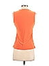 Kasper Orange Sleeveless Blouse Size S - photo 2