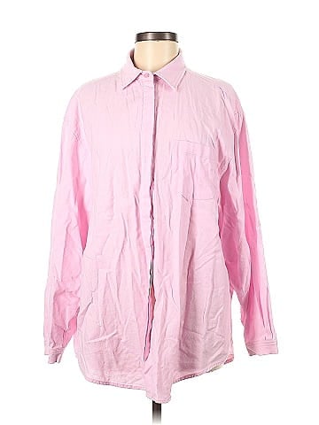 Charcoal Long Sleeve Button-Down Shirt (view 1)