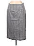 Harve Benard Houndstooth Plaid Gray Formal Skirt Size 6 - photo 1