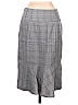 Harve Benard Houndstooth Plaid Gray Formal Skirt Size 6 - photo 2