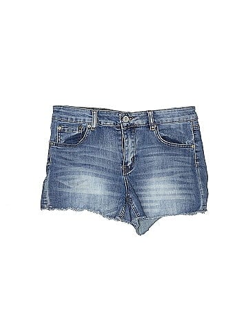 Indigo Denim Shorts (view 1)