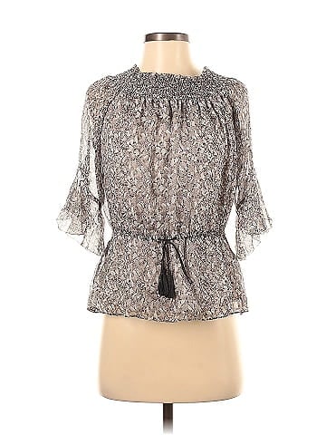 Elie Tahari 3/4 Sleeve Silk Top (view 1)