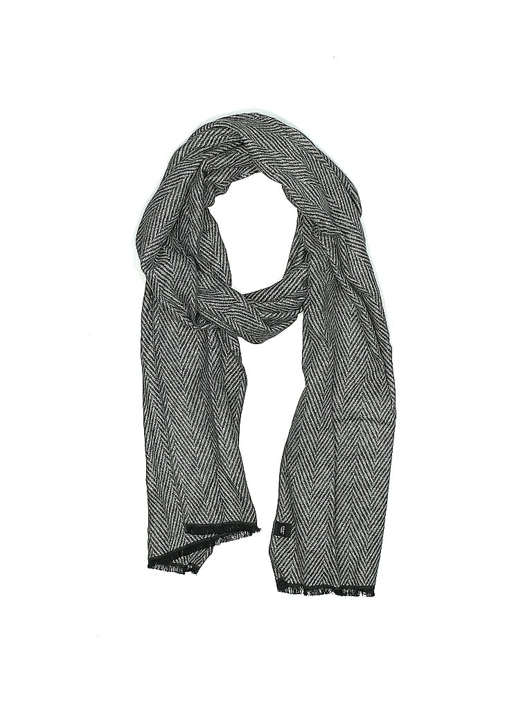 Pre-owned Assorted Brands Scarf In Black