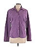 CG-L-CG 100% Polyester Purple 3/4 Sleeve Blouse Size L - photo 1