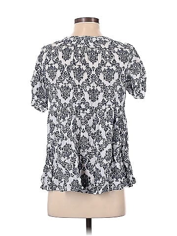 En Creme Short Sleeve Blouse (view 2)