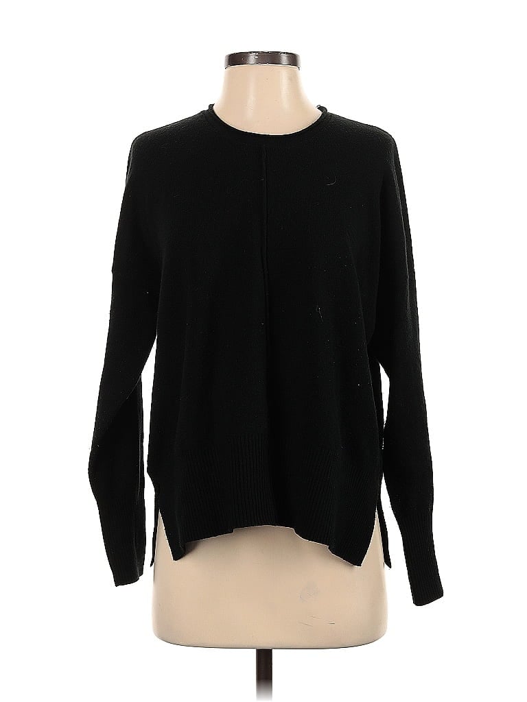 Pre-owned French Connection Pullover Sweater In Black