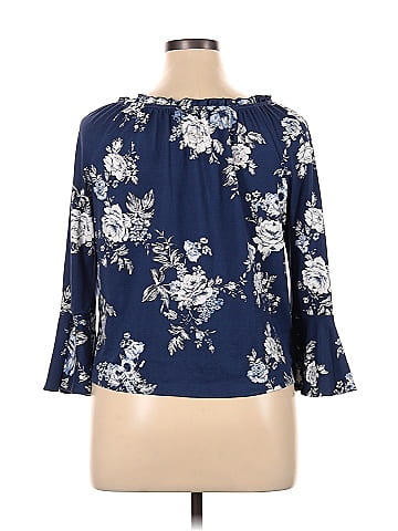 I.N. San Francisco 3/4 Sleeve Blouse (view 2)