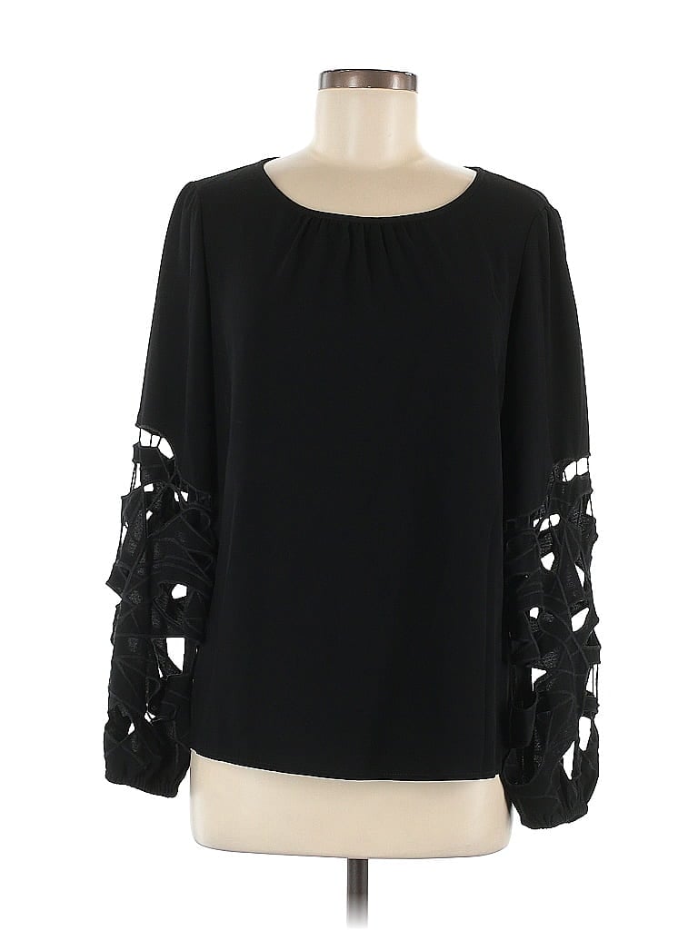 Click to view more detailed imagery on our partner's website Pre-owned Joie Long Sleeve Blouse In Black
