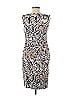 David Meister Paisley Brown Cocktail Dress Size 8 - photo 2