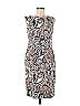 David Meister Paisley Brown Cocktail Dress Size 8 - photo 1