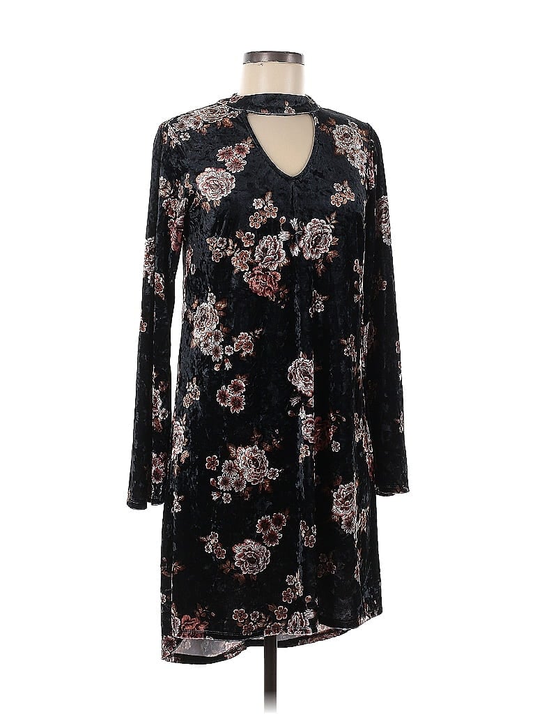 Pre-owned Bobeau Casual Dress In Black