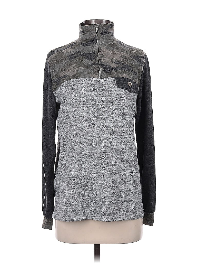 Pre-owned Bibi Pullover Sweater In Gray