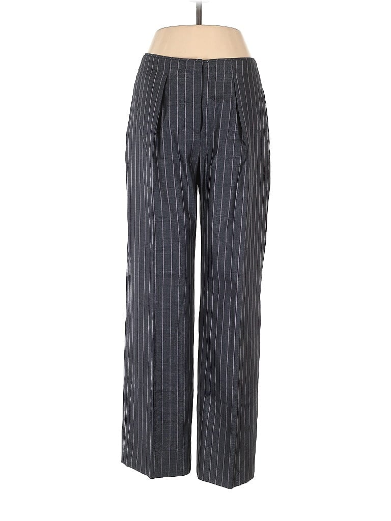 Giorgio Armani Stripes Gray Wool Pants Size EU (FR) 38 / US 6 - photo 1