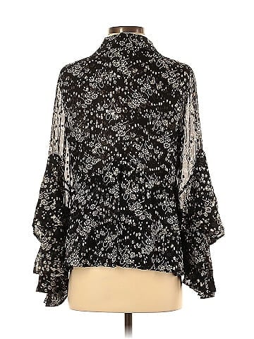 Jill Stuart 3/4 Sleeve Silk Top (view 2)