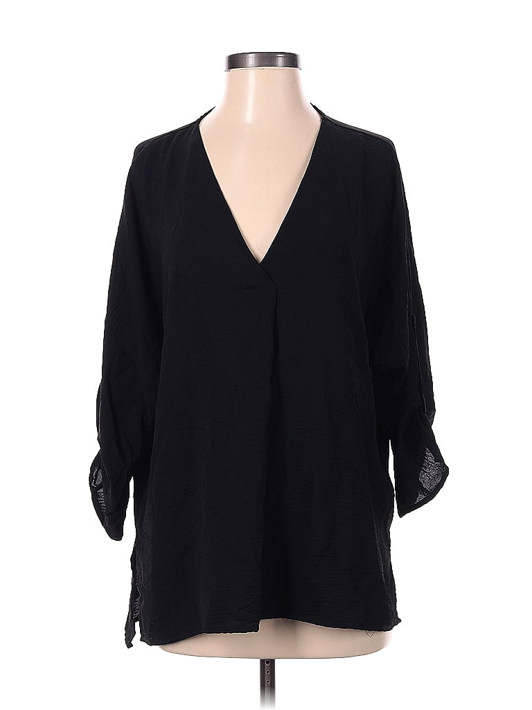Click to view more detailed imagery on our partner's website Pre-owned Jodifl 3/4 Sleeve Blouse In Black