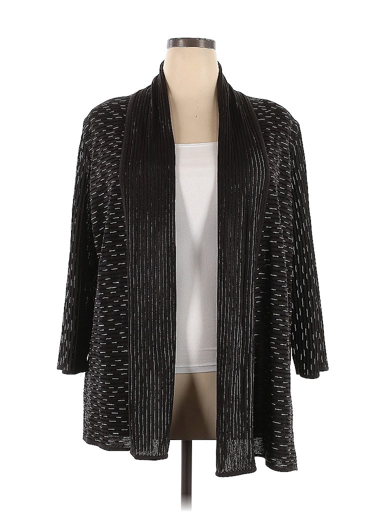 Pre-owned Designer Sweaters:  Misook Cardigan, Size Extra Large
