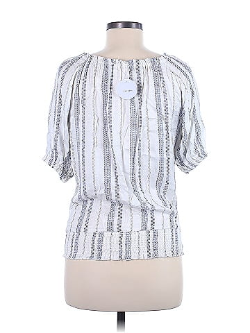 En Creme Short Sleeve Blouse (view 2)