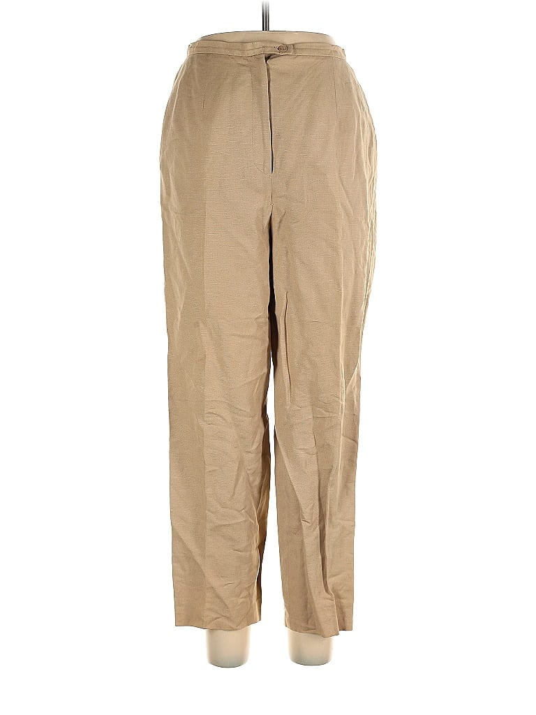 HARVE BENARD Pre-owned Linen Pants In Brown