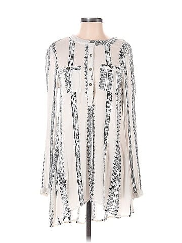 En Creme Long Sleeve Blouse (view 1)