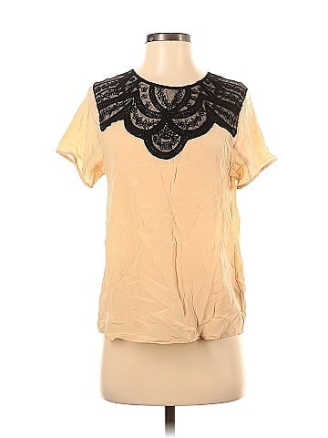 Lil Short Sleeve Silk Top (view 1)
