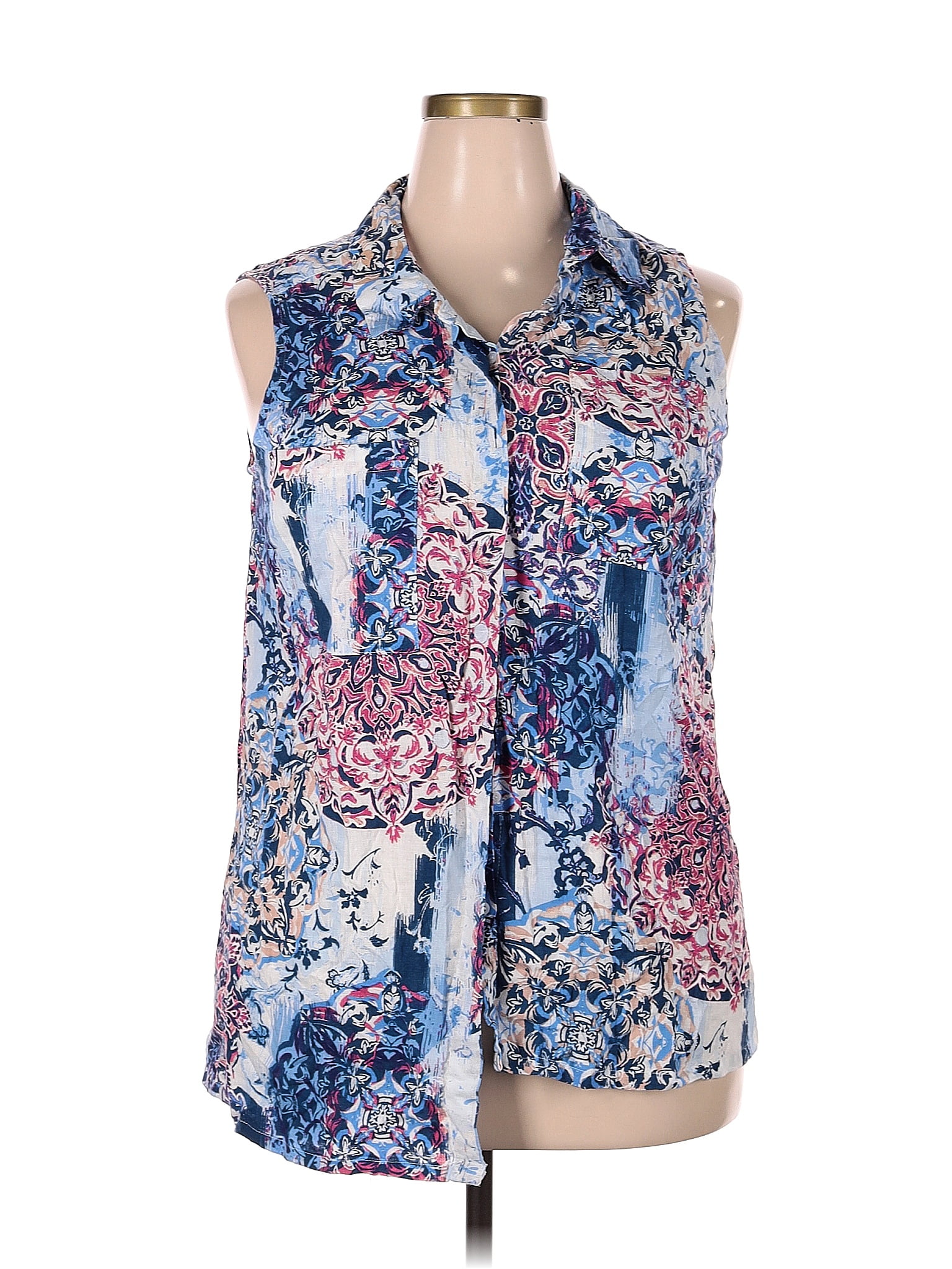 Blouse Sans Manches à Paillettes Dana Buchman - Taille XL, Occasion Très Bon état