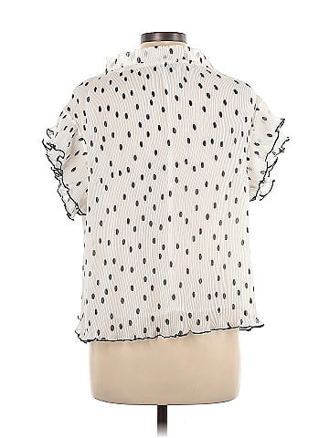 Ganni Short Sleeve Blouse (view 2)
