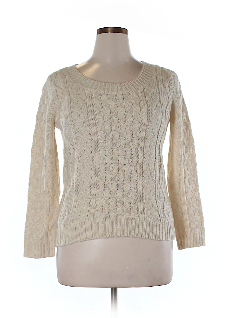 Jcpenney Solid Beige Pullover Sweater Size XL (Petite) - 71% off | thredUP
