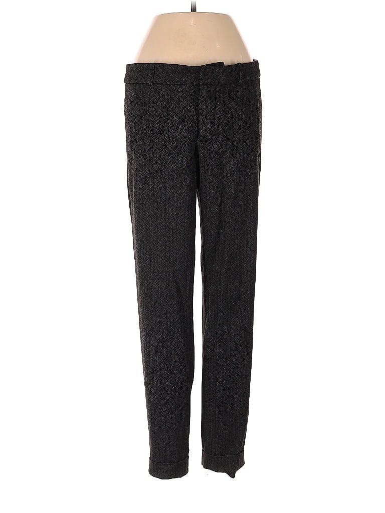 Pre-owned Zara Basic Dress Pants In Black